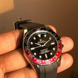 Men Rubber Water Resistant Quartz Watch