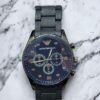 Men Rubber Chain Strap Quartz Watch