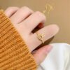 cute bunny ring with adorable design
