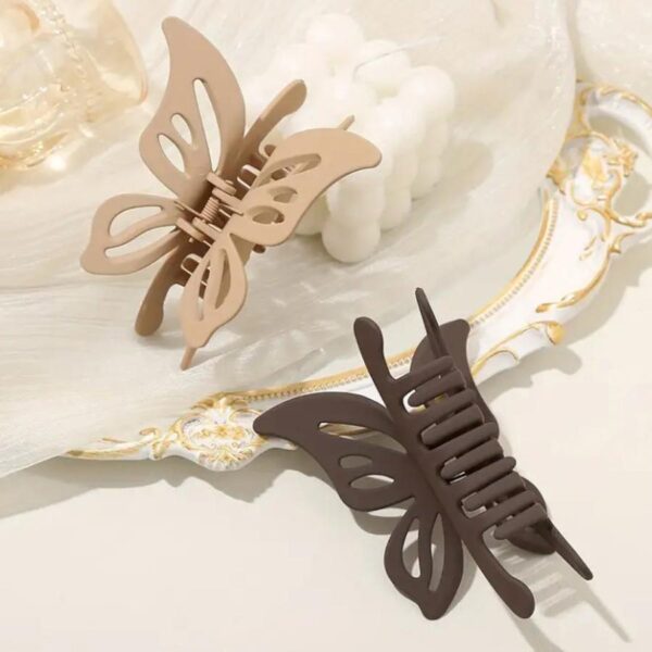 pack of 3 full length multicolor butterfly hair catchers