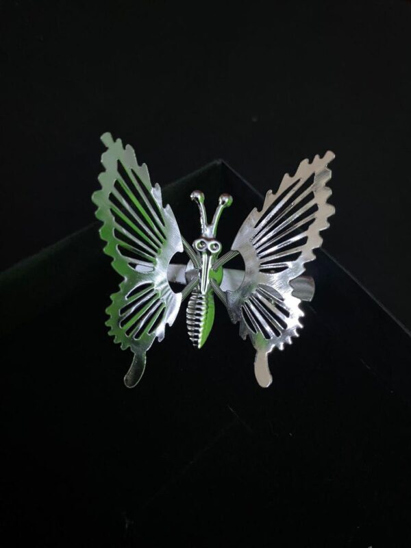 sleek metal hair clip for secure hold and style