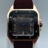 Cartier Men Round Case Quartz Watch