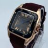 Cartier Men Round Case Quartz Watch