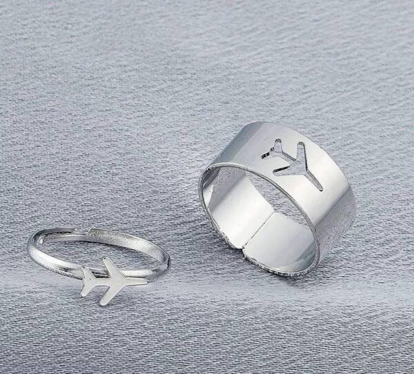 couple airplane pair ring