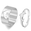 couple dolphin pair ring