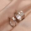 couple butterfly pair ring