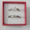 couple stone pair ring