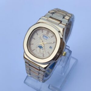 Men Stainless Steel Square Dial Watch