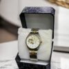 Men Silver Stainless Steel Quartz Analogue Watch