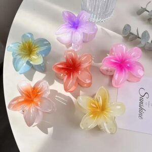 pack of 2 flower style full length hair claws