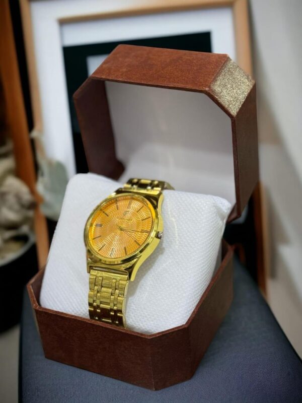 Men Stainless Steel Quartz Analogue Watch