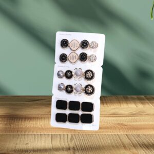 pack of 6 medium length hair clips for versatile styling