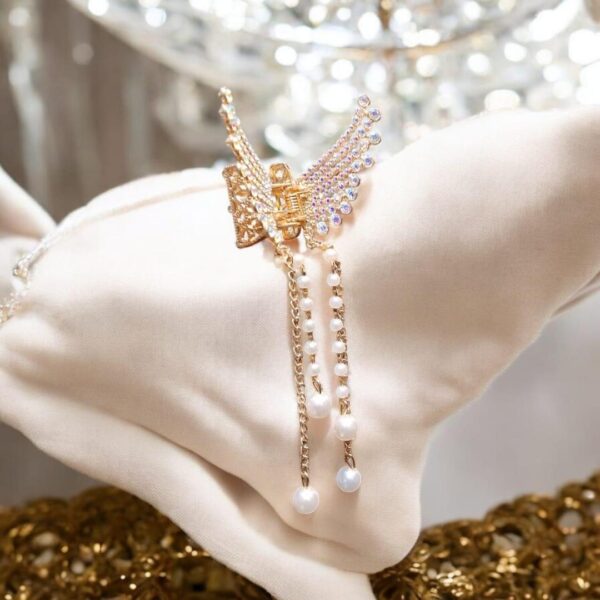 butterfly design hair claw for a stylish hold