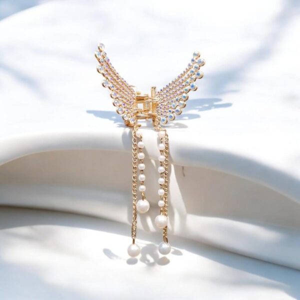 butterfly design hair claw for a stylish hold