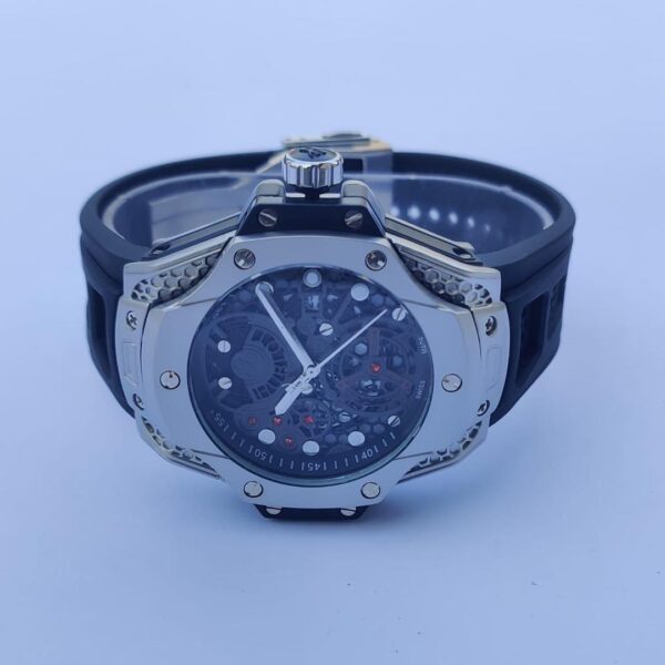 Men Blue Stainless Steel Quartz Analogue Watch