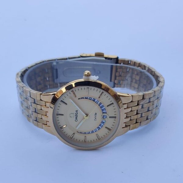 Omega Men Stainless Steel Quartz Analogue Watch