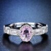 elegant oval adjustable ring with refined design