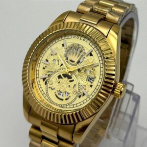 Rolex Men Stainless Steel Quartz Watch