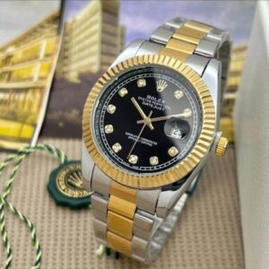 Rolex Men Silver Analogue Watch