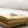 adjustable moissanite ring with brilliant sparkle