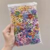 star style printed multicolor hair pins for playful styling