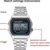 Men Classic Stainless Steel Watch
