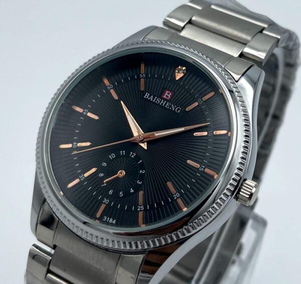 Baisheng Men Watch Stainless Steel Case