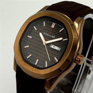 Forichs Men Stainless Steel Quartz Watch
