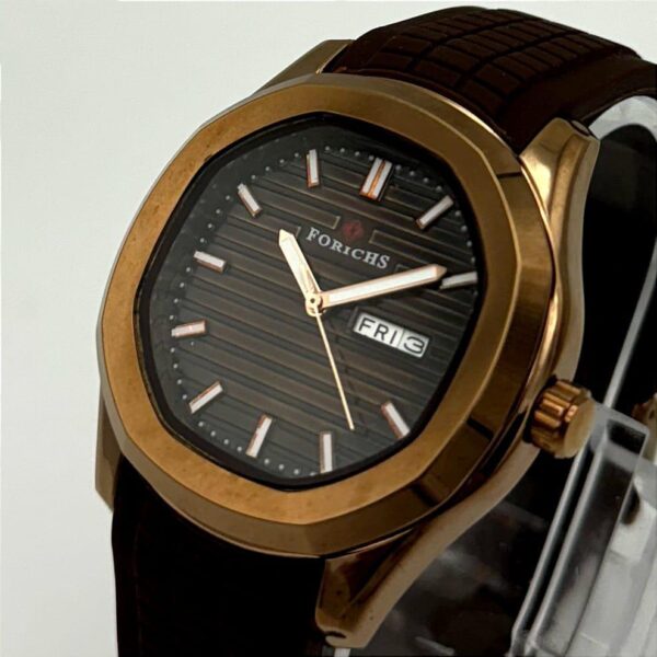 Forichs Men Stainless Steel Quartz Watch