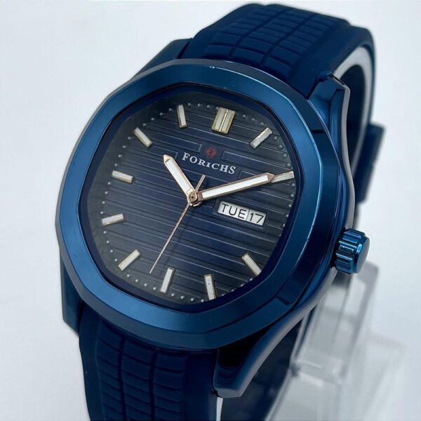 Forichs Men Stainless Steel Quartz Watch