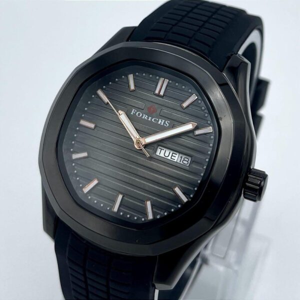 Forichs Men Stainless Steel Quartz Watch