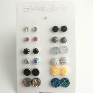 Elegant Stone Statement Earrings