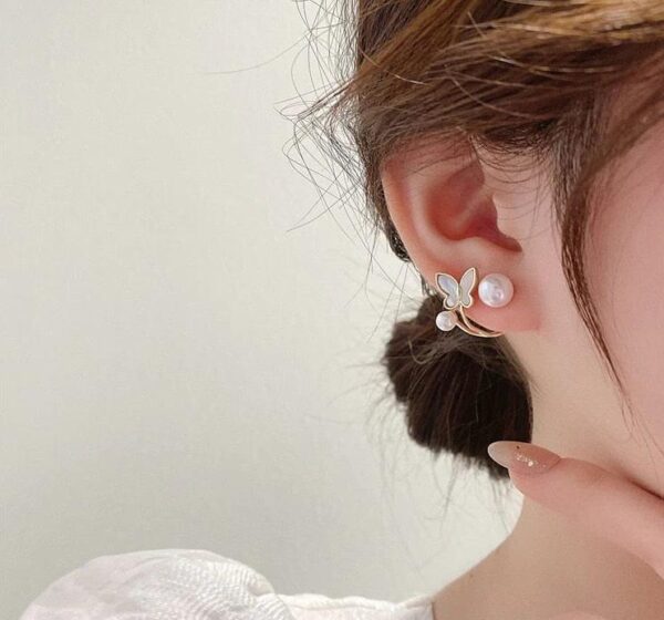 Butterfly Pulse Alloy Earrings