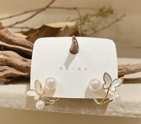 Butterfly Pulse Alloy Earrings