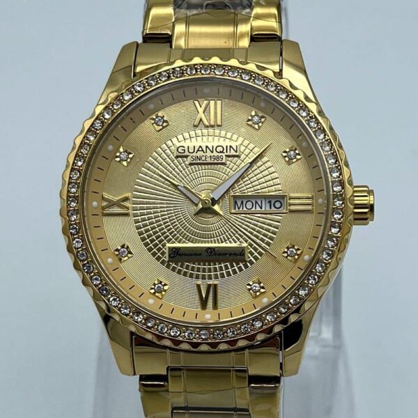 Guanqin Men Stainless Steel Quartz Watch
