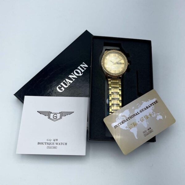 Guanqin Men Stainless Steel Quartz Watch
