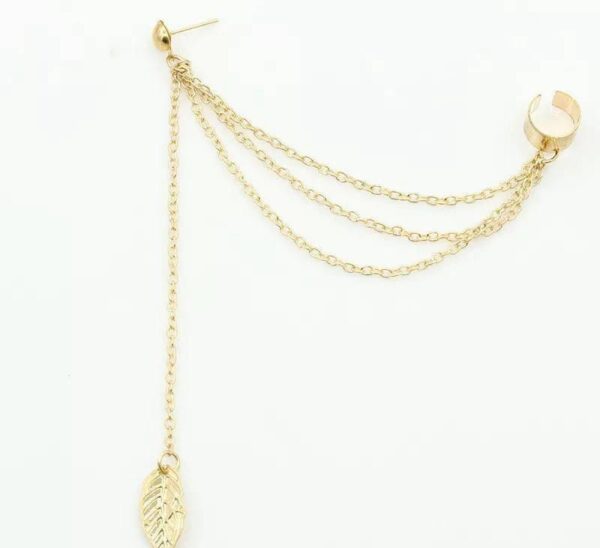 Leaf Style Elegant Alloy Earrings