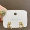 Leaf Style Tops Earrings Casual & Party Wear