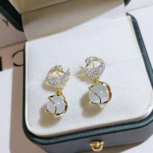 Peacock Style Statement Earrings