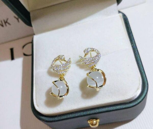 Peacock Style Statement Earrings