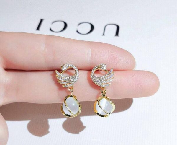 Peacock Style Statement Earrings