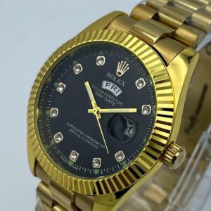 Rolex Men Stainless Steel Quartz Watch