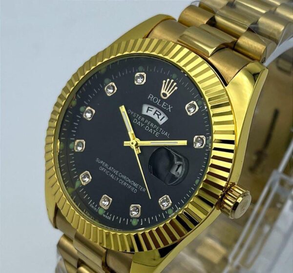 Rolex Men Stainless Steel Quartz Watch