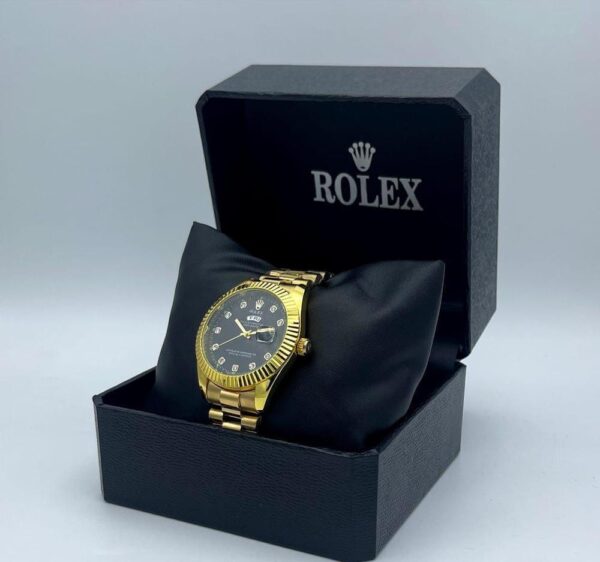 Rolex Men Stainless Steel Quartz Watch