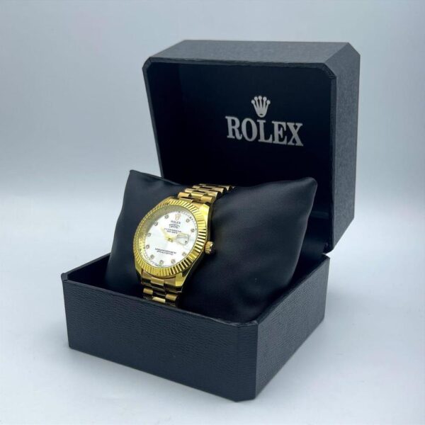 Rolex Men Stainless Steel Quartz Watch