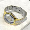Men Silver Stainless Steel Analogue Watch