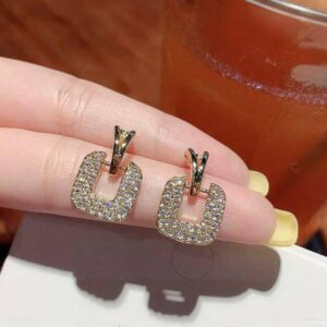 Elegant Tear Square Drop Earrings