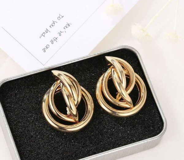 Tangled Loop Earrings Modern Style