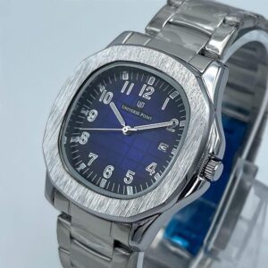 Universal Point Men Stainless Steel Quartz Watch