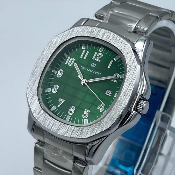 Universal Point Men Stainless Steel Quartz Watch